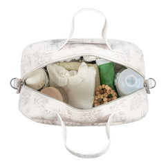 Borsa Fasciatoio Toile de Jouy Cream