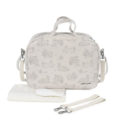 Borsa Fasciatoio Toile de Jouy Cream