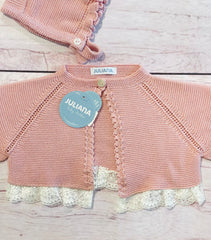 Cardigan in filo J7209