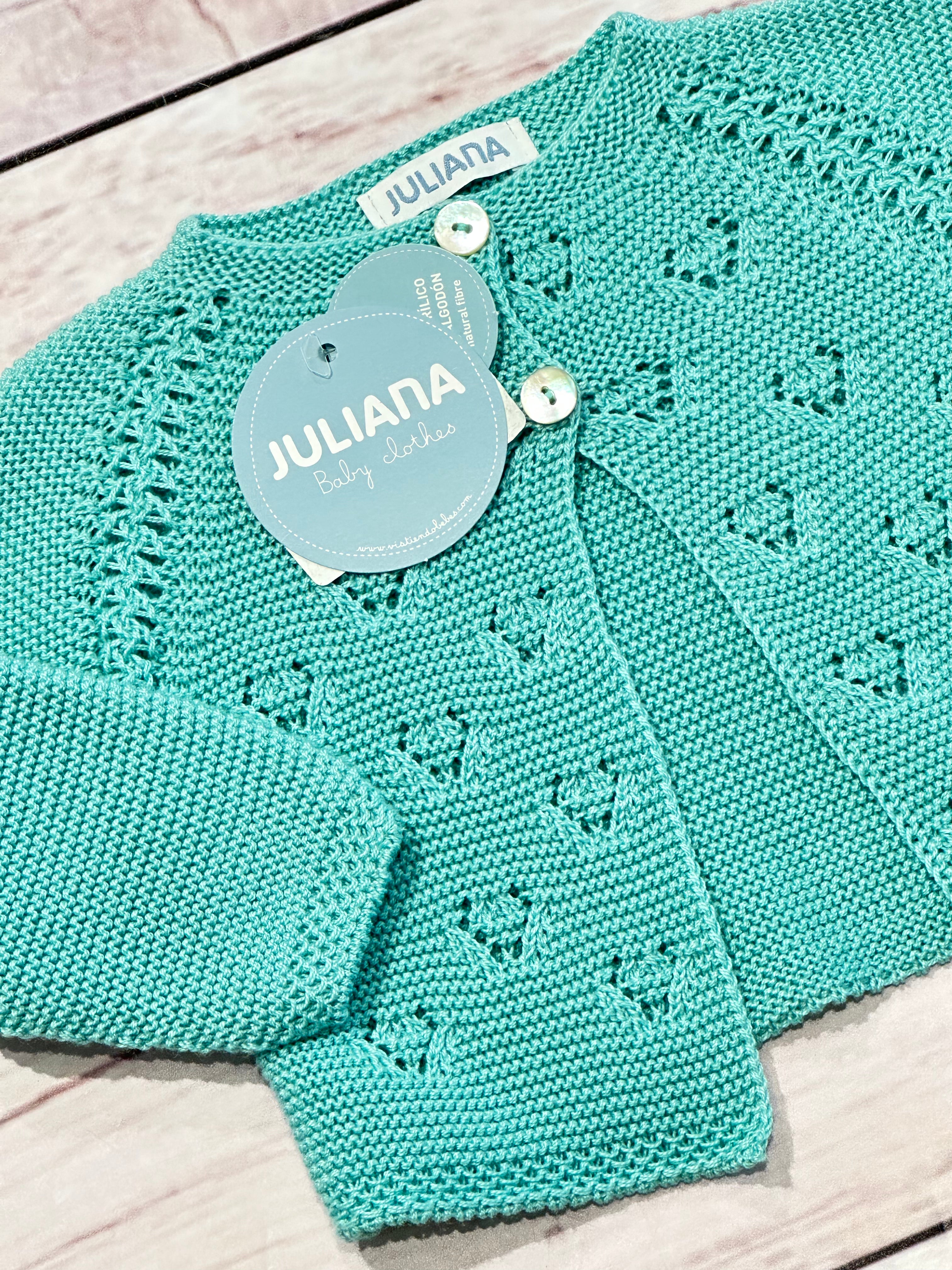 Cardigan in filo J7204