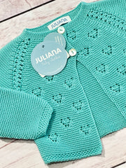 Cardigan in filo J7204