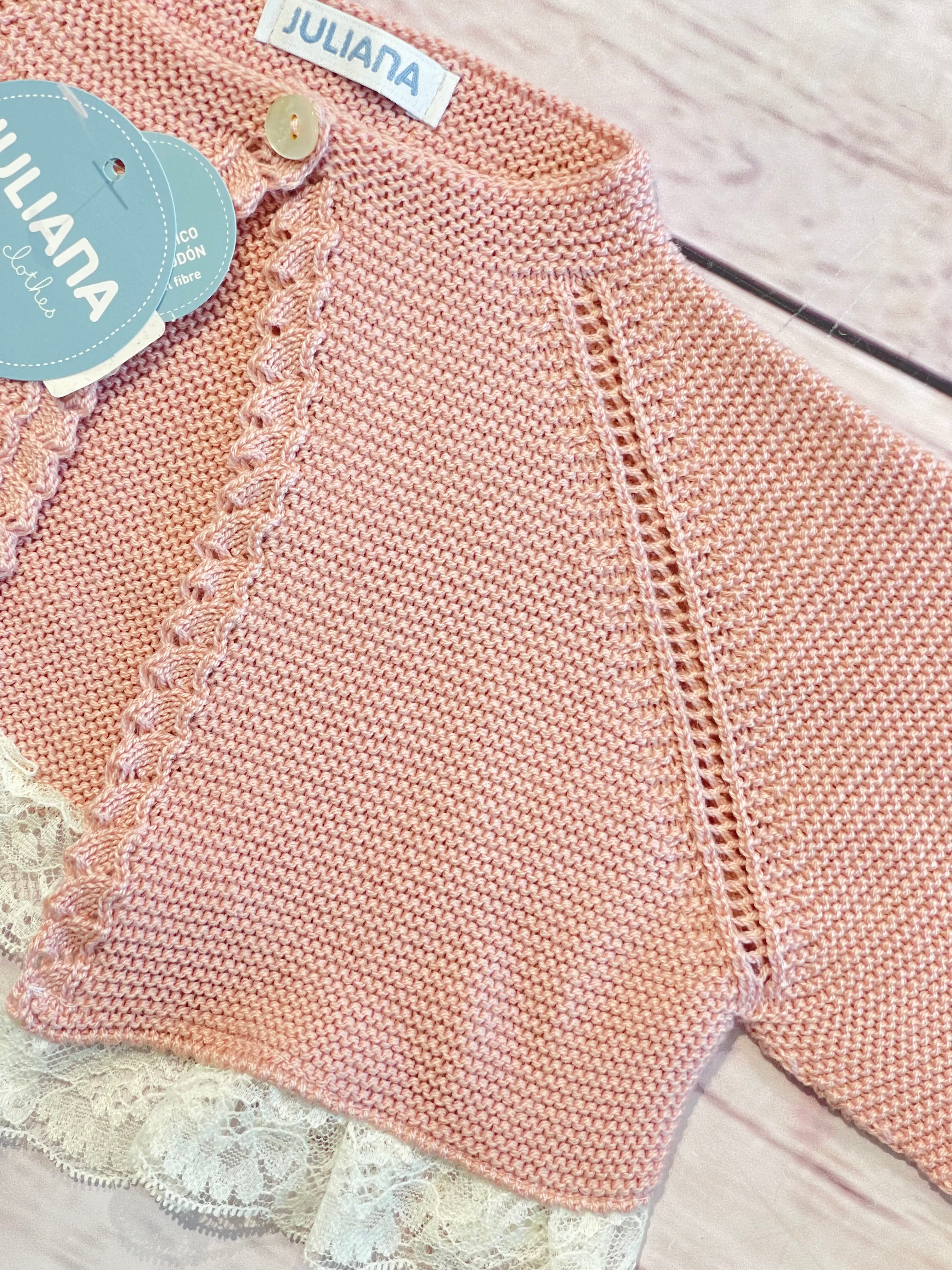 Cardigan in filo J7209