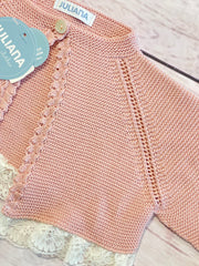 Cardigan in filo J7209